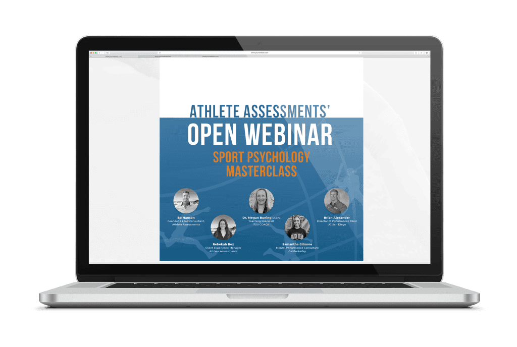 athlete assessments october 2024 open webinar sport psychology masterclass